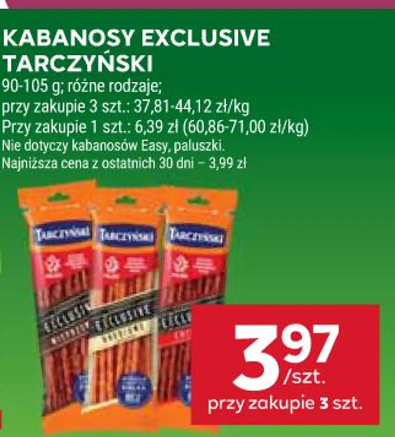 Kabanosy Exclusive Tarczyński