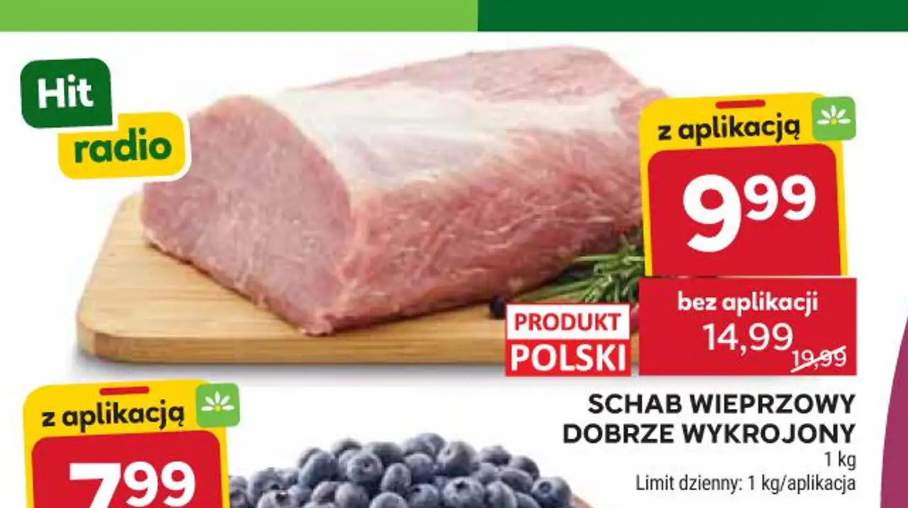 Schab wieprzowy dobrze wykrojony