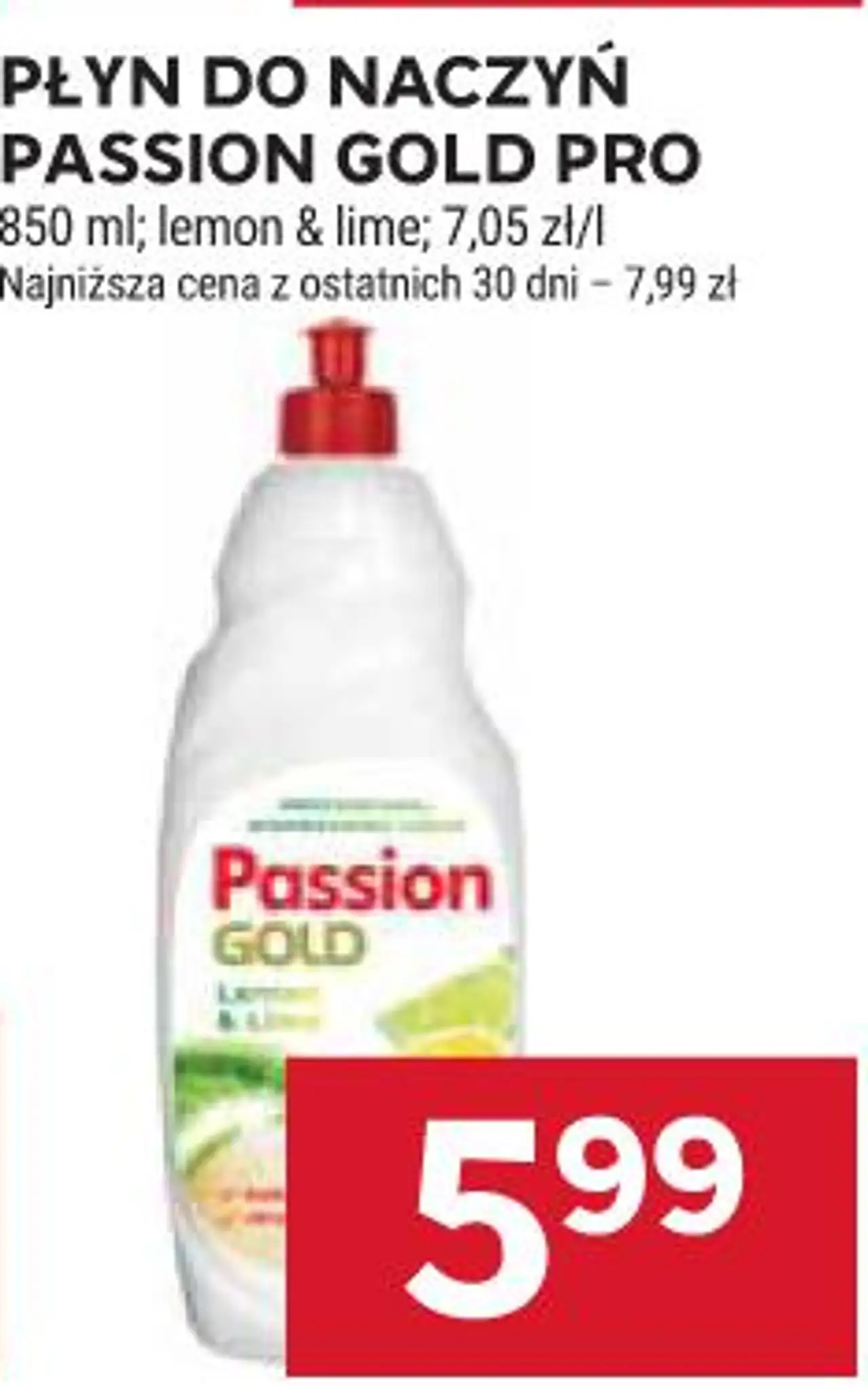 Passion Gold Pro Płyn do naczyń