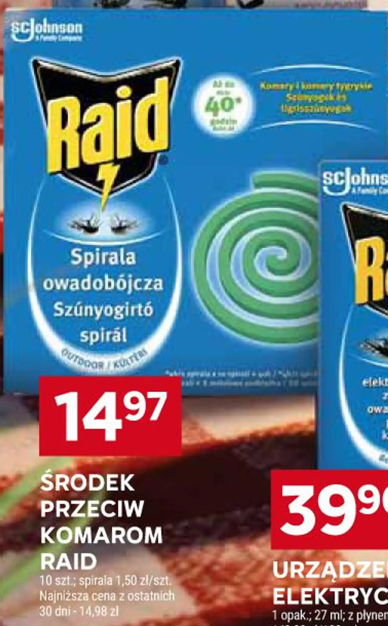 ŚRODEK PRZECIW KOMAROM RAID