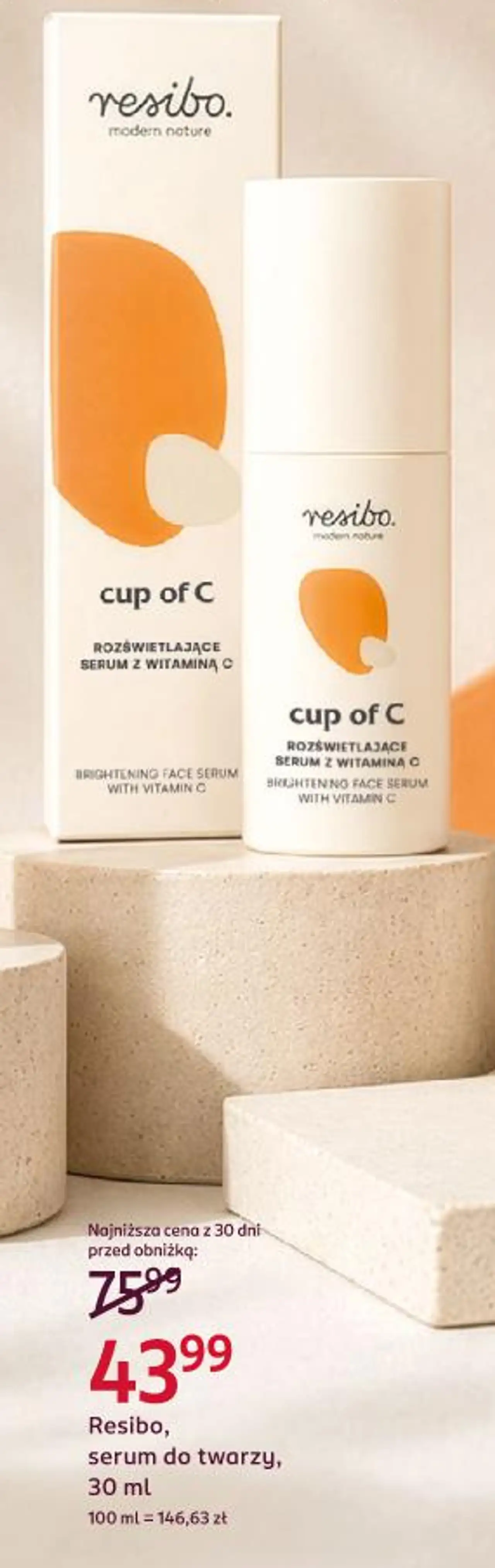 Resibo, cup of C, serum do twarzy, 30 ml