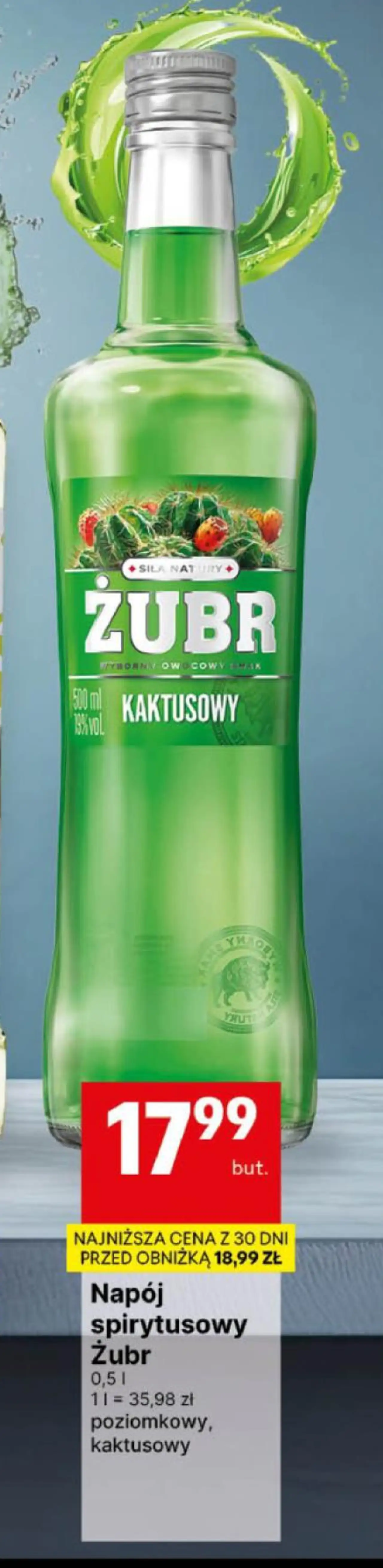 Napój spirytusowy Żubr