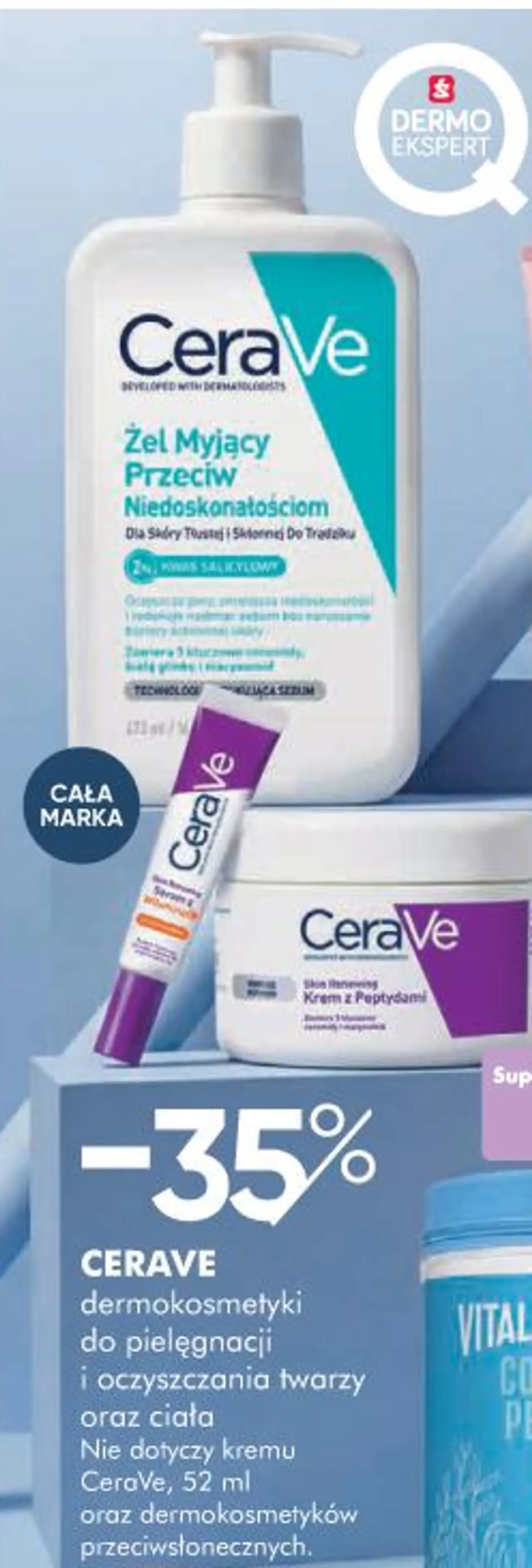 CeraVe dermokosmetyki do pielęgnacji i oczyszczania twarzy oraz ciała