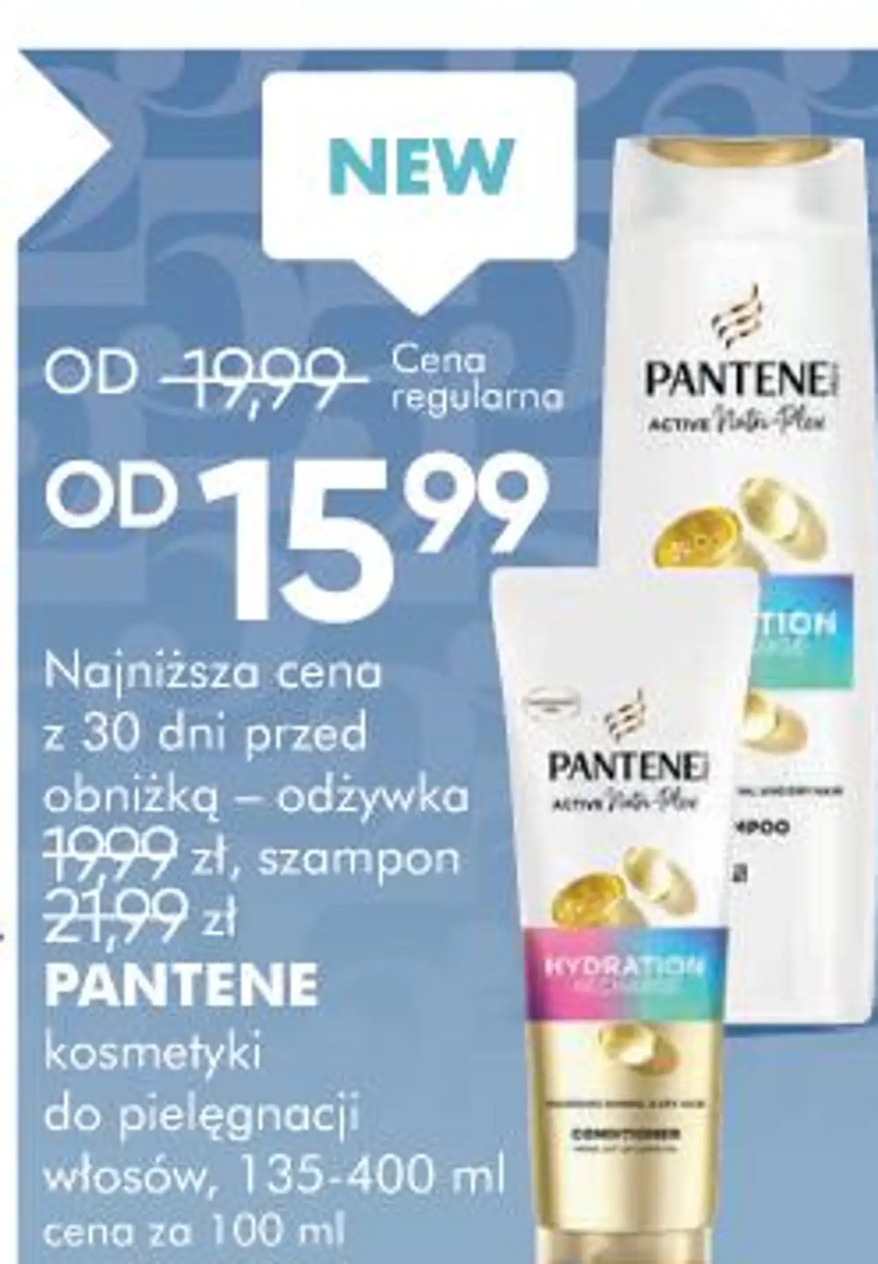 Pantene kosmetyki do pielęgnacji włosów, 135-400 ml