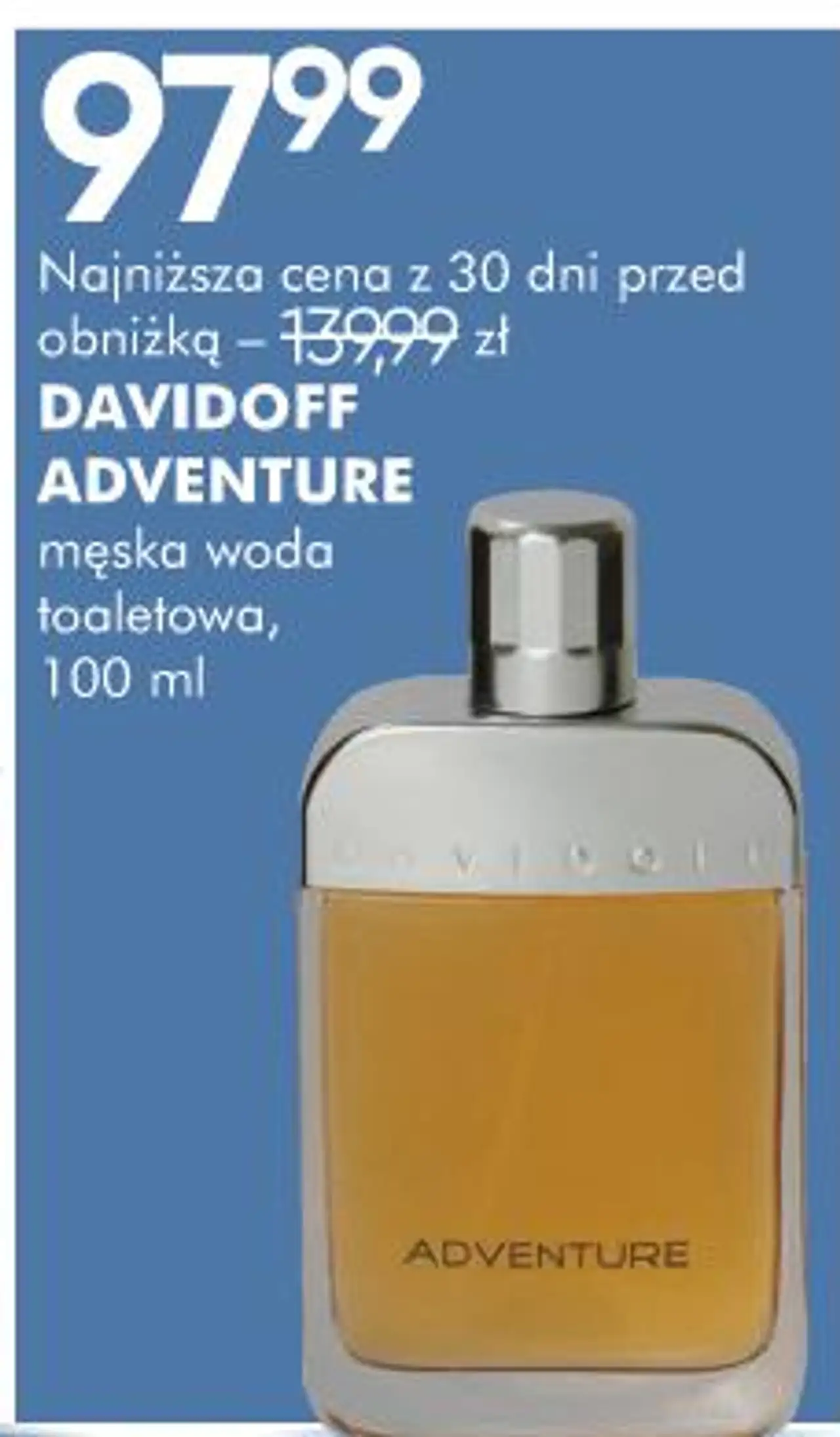 DAVIDOFF ADVENTURE męska woda toaletowa, 100 ml
