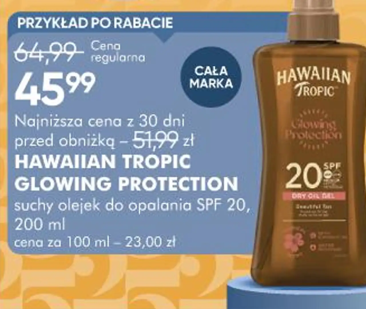 HAWAIIAN TROPIC GLOWING PROTECTION