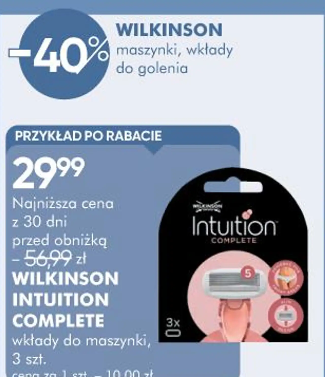 WILKINSON INTUITION COMPLETE wkłady do maszynki