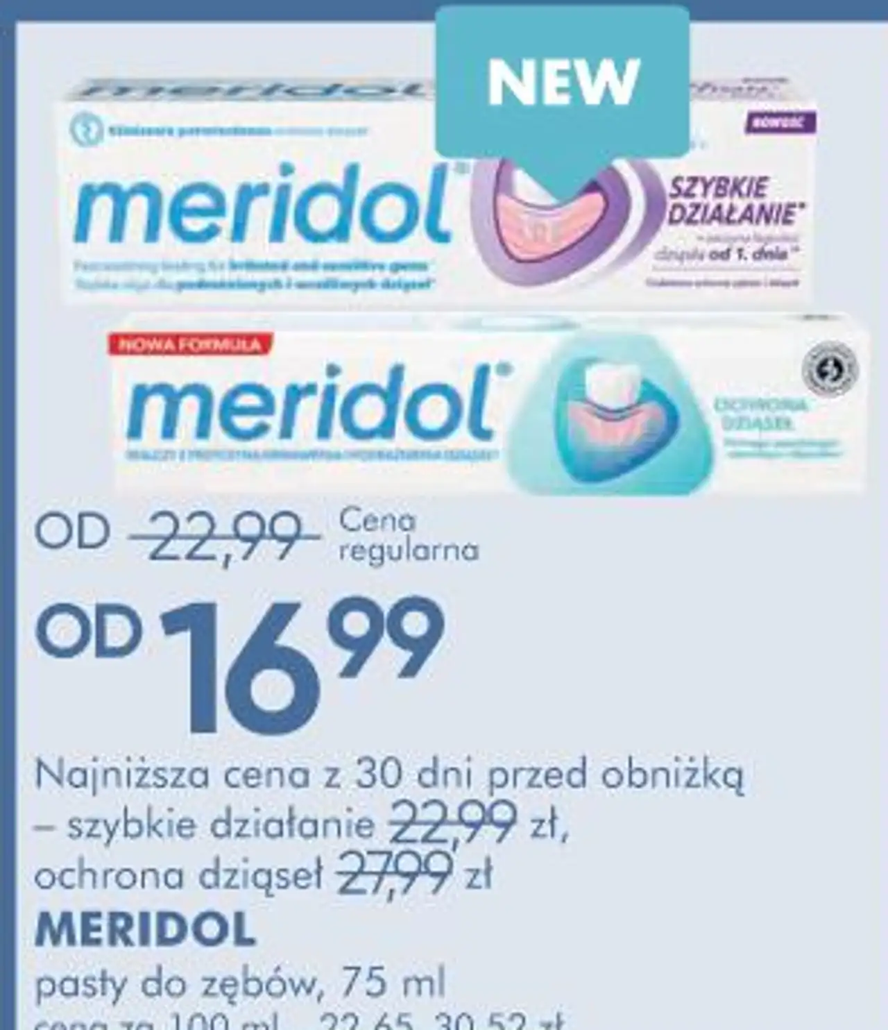 MERIDOL pasty do zębów