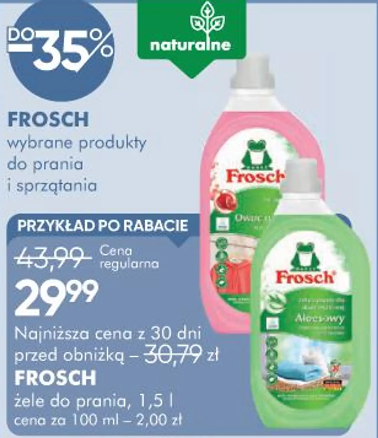 FROSCH żele do prania