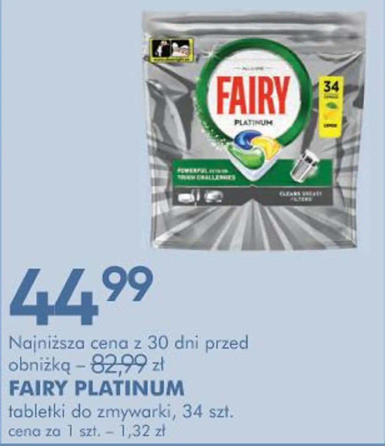 FAIRY PLATINUM tabletki do zmywarki