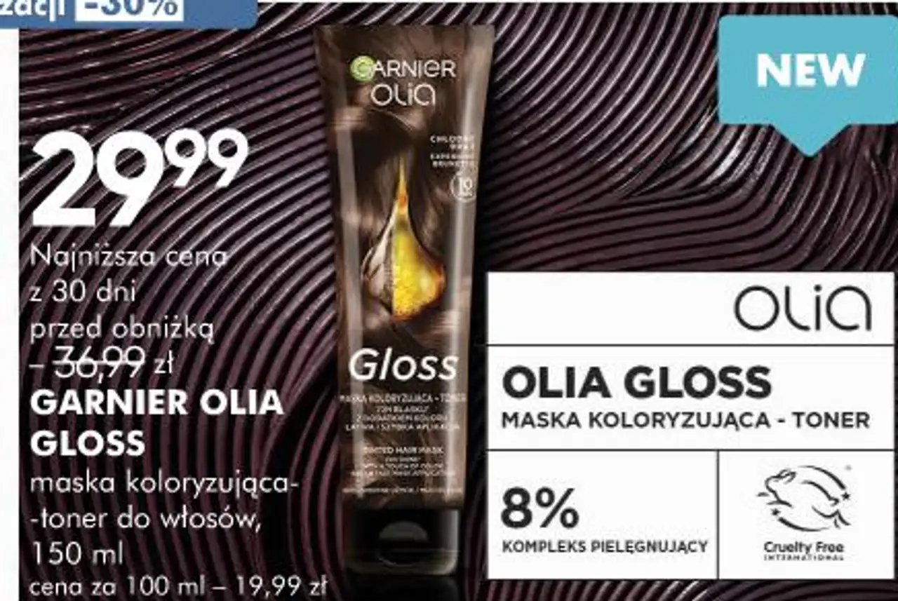 GARNIER OLIA GLOSS maska koloryzująca-toner do włosów, 150 ml