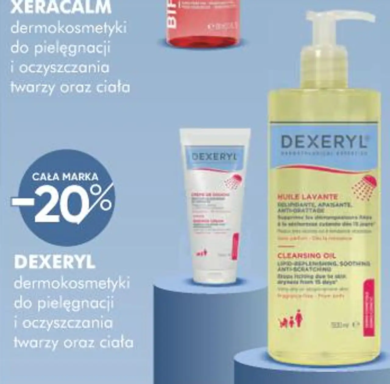 AVÈNE COLD CREAM, COUVRANCE, DERMABSOLU, HYDRANCE, TOLERANCE, XERACALM dermokosmetyki do pielęgnacji i oczyszczania twarzy oraz ciała