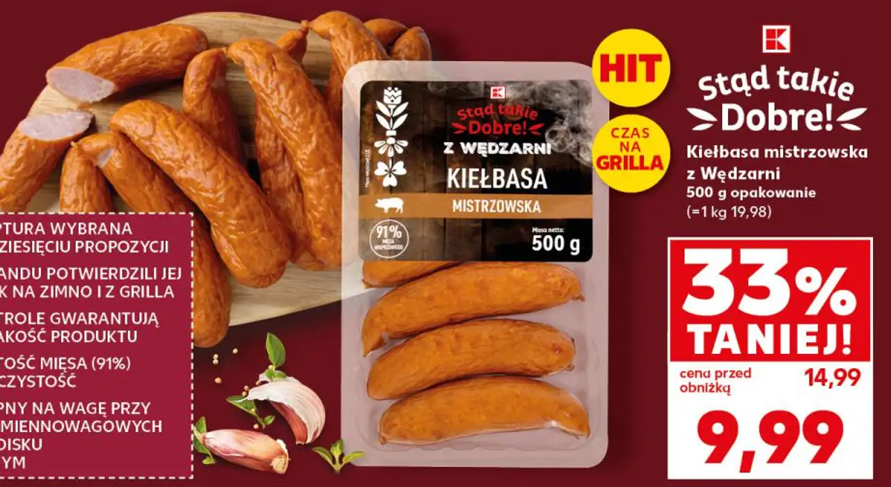 Kiełbasa mistrzowska z Wędzarni