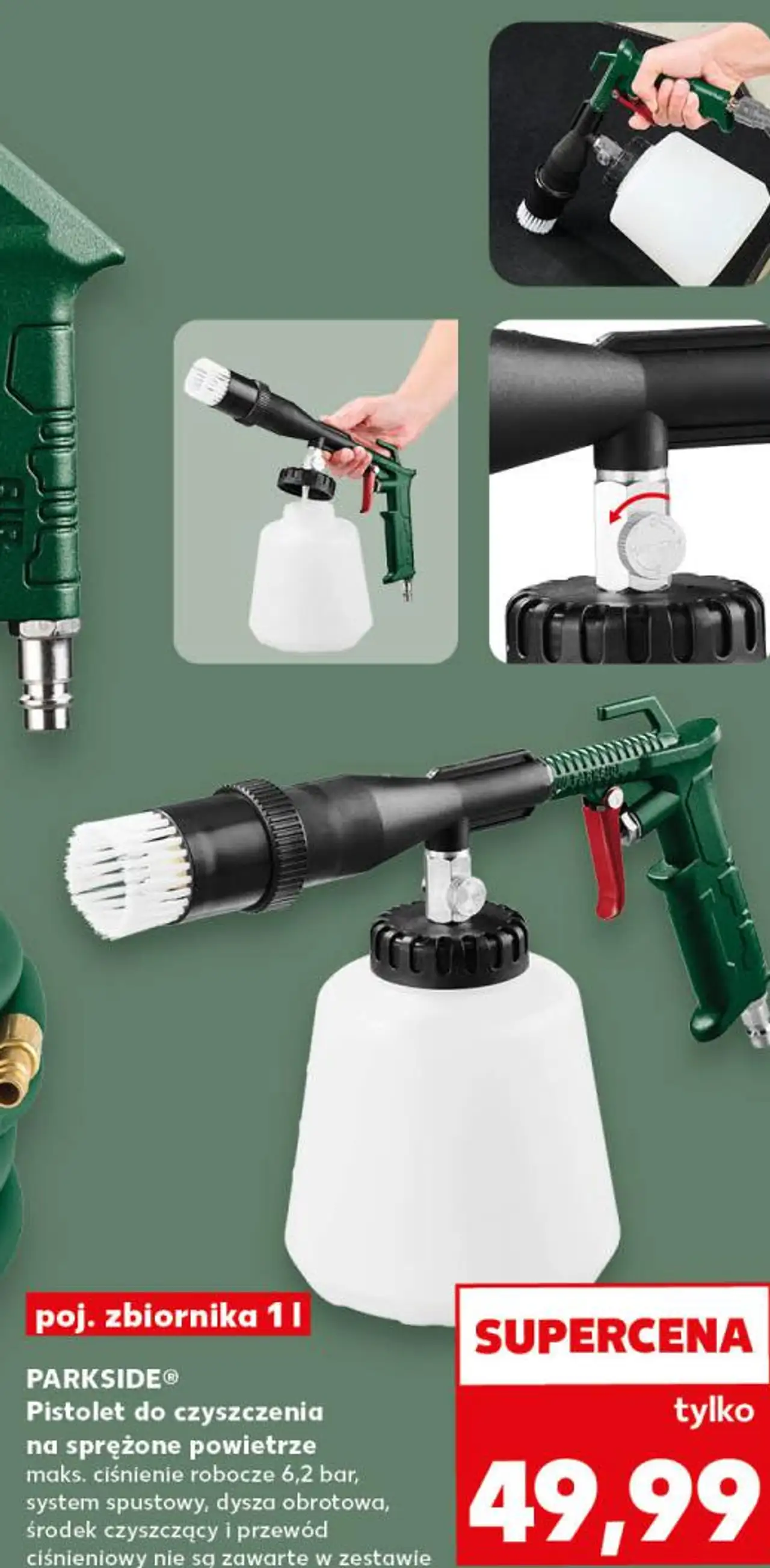 PARKSIDE Pistolet do czyszczenia na sprężone powietrze