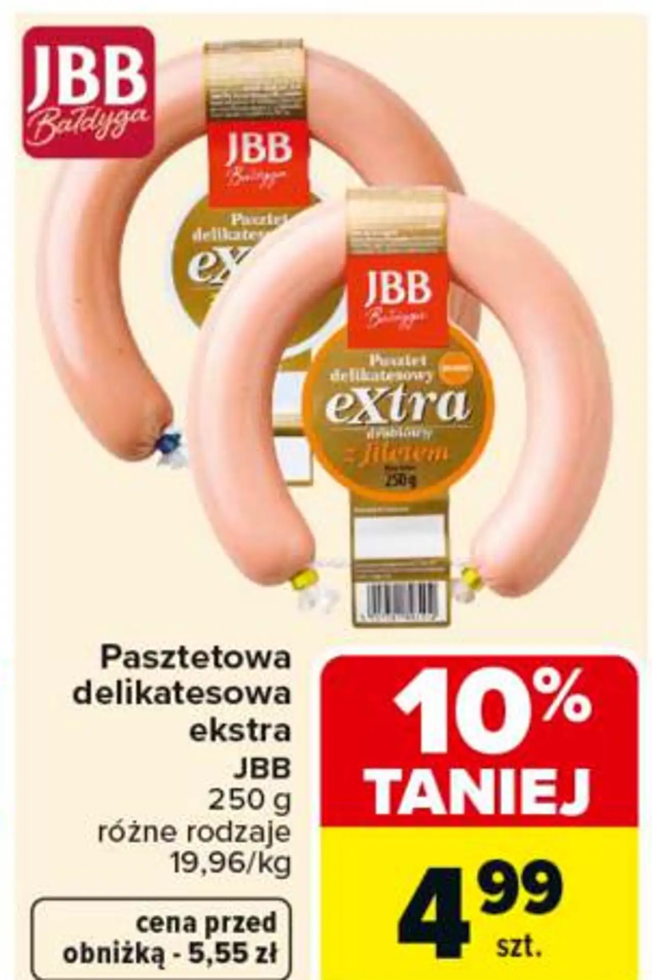 Pasztetowa delikatesowa ekstra JBB Bałdyga