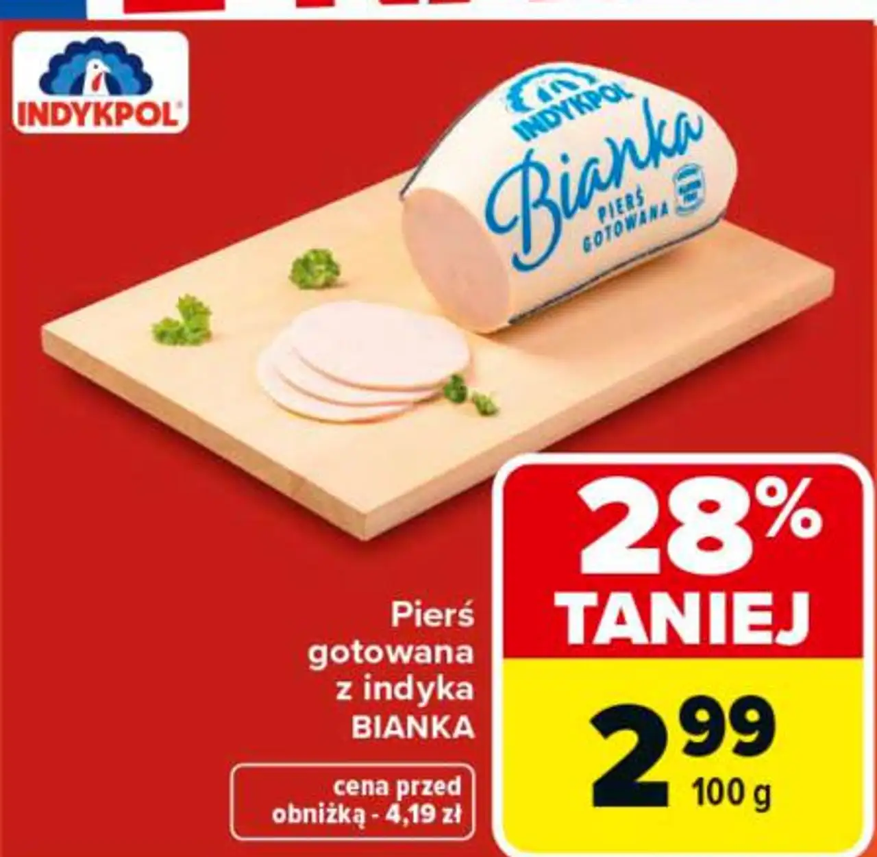 Indykpol Pierś gotowana z indyka BIANKA