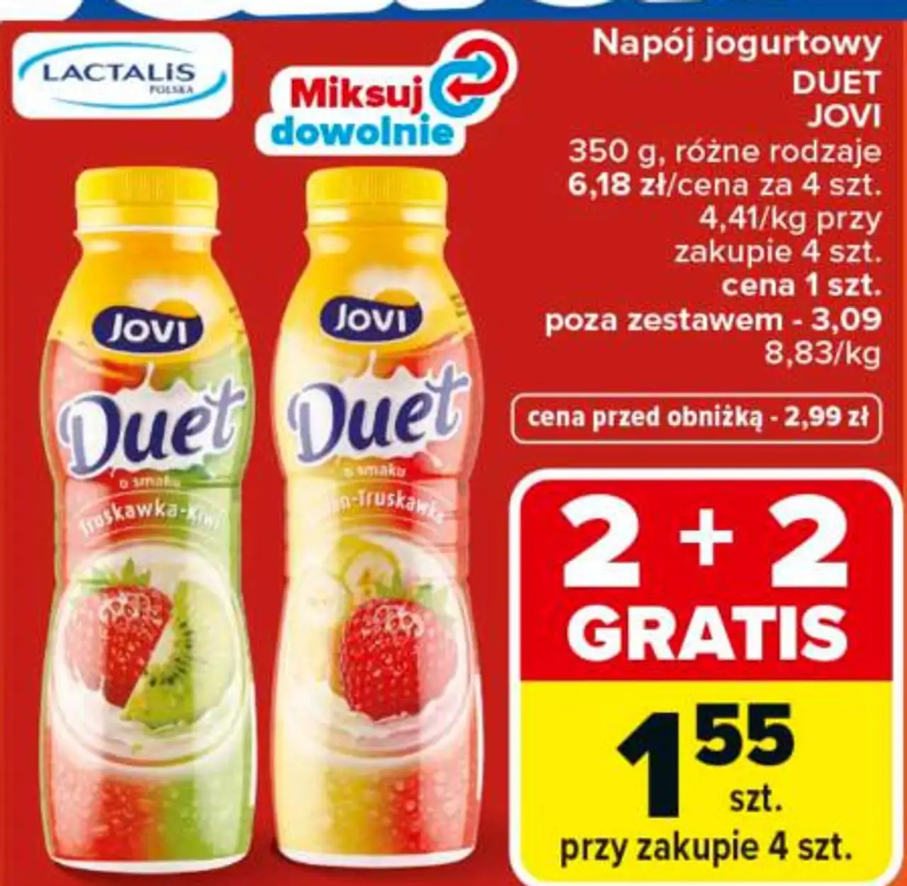 Napój jogurtowy Duet Jovi