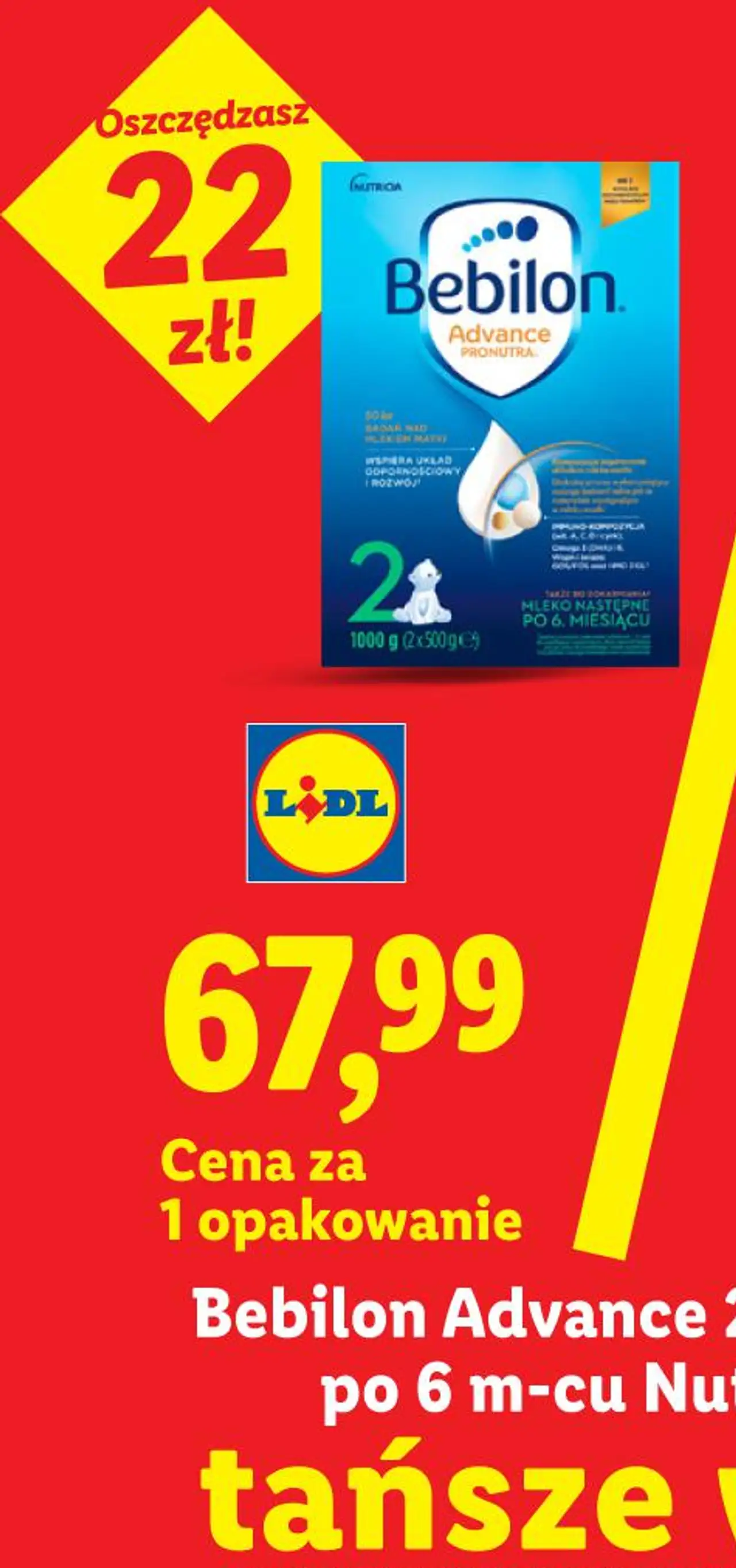 Bebilon Advance 2 mleko następne po 6 m-cu Nutricia