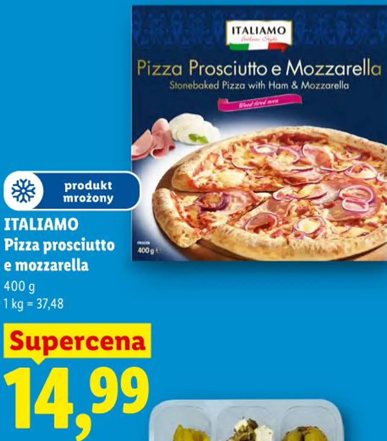ITALIAMO Pizza prosciutto e mozzarella