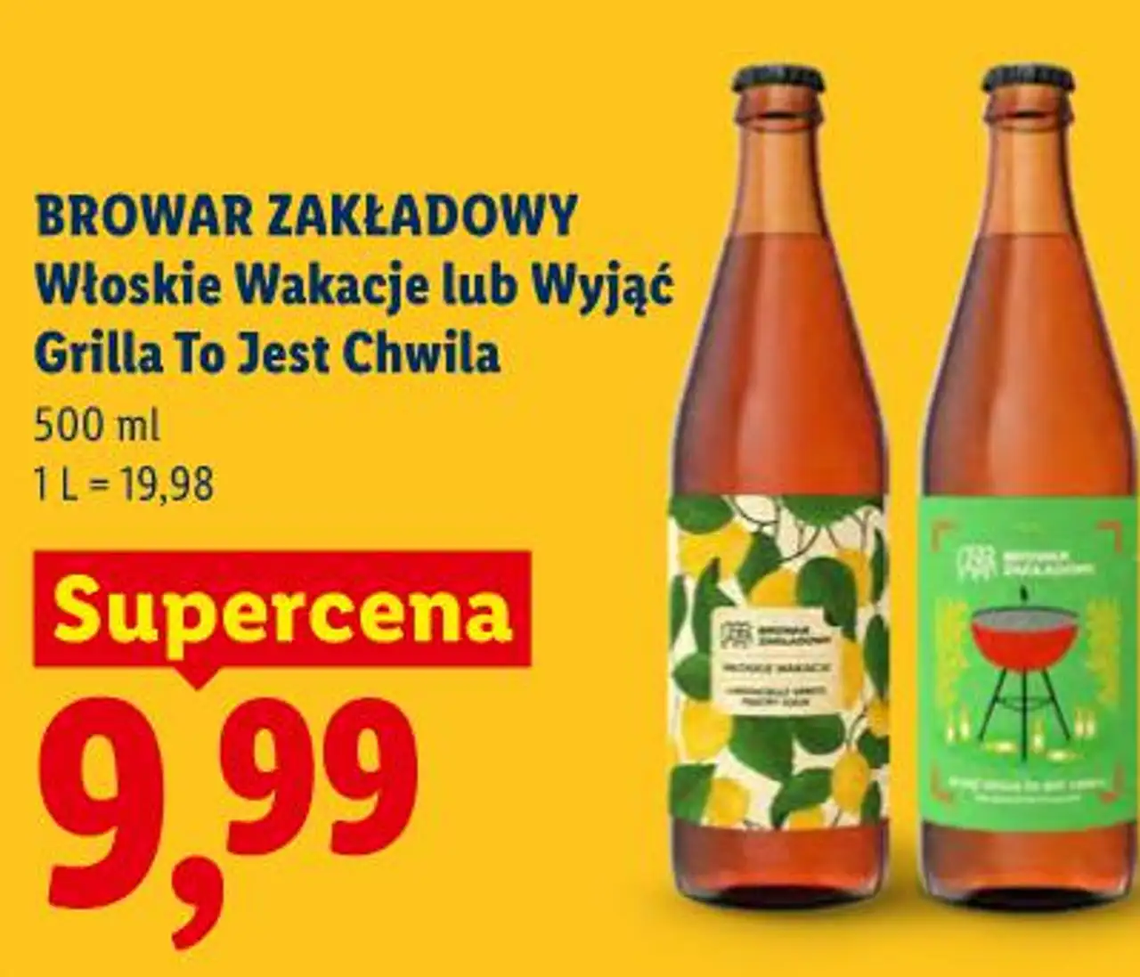 Browar Zakładowy Włoskie Wakacje lub Wyjąć Grilla To Jest Chwila