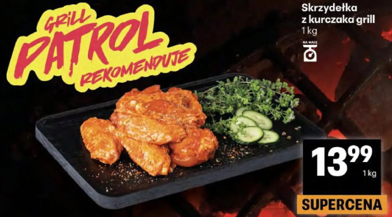 Skrzydełka z kurczaka grill
