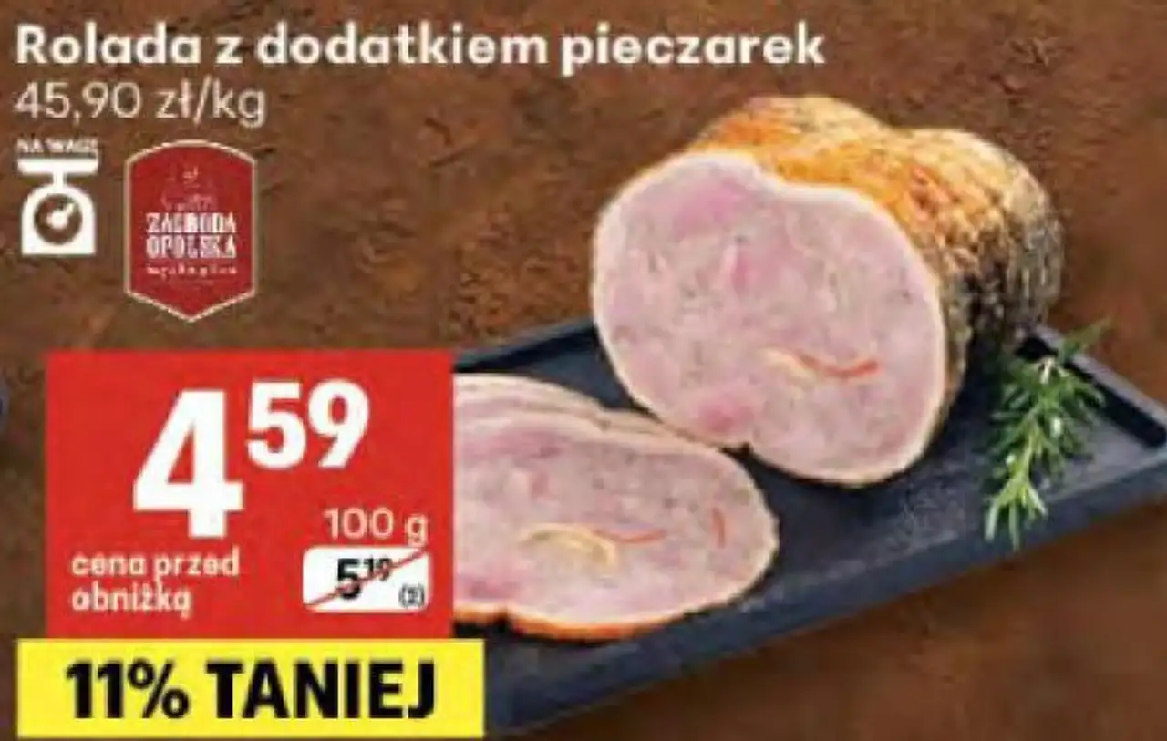 Rolada z dodatkiem pieczarek