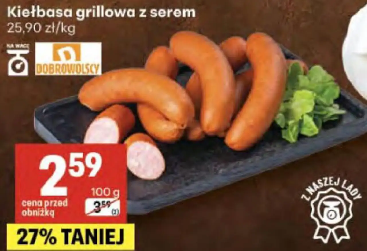 Kiełbasa grillowa z serem Dobrowolscy