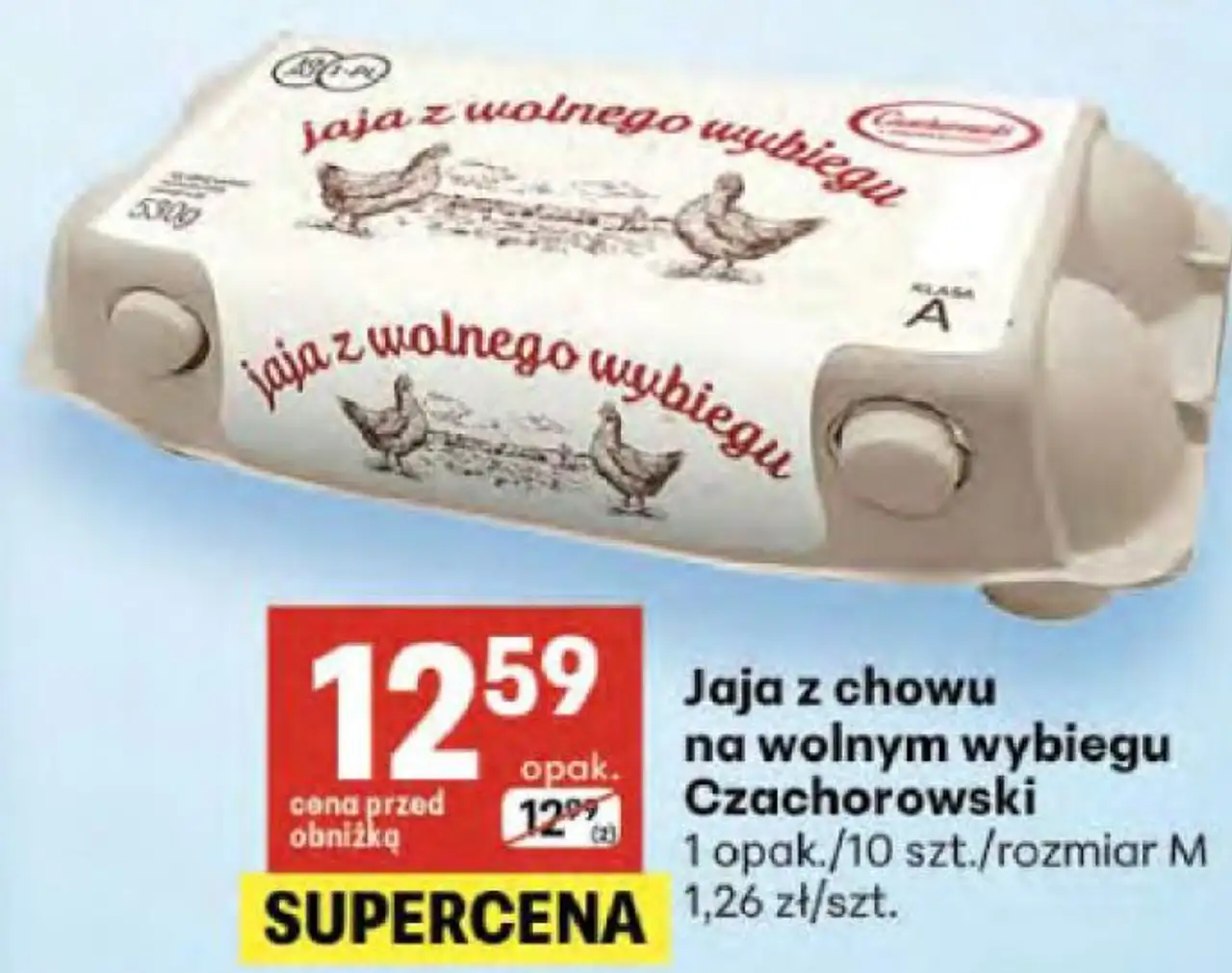 Jaja z chowu na wolnym wybiegu Czachorowski