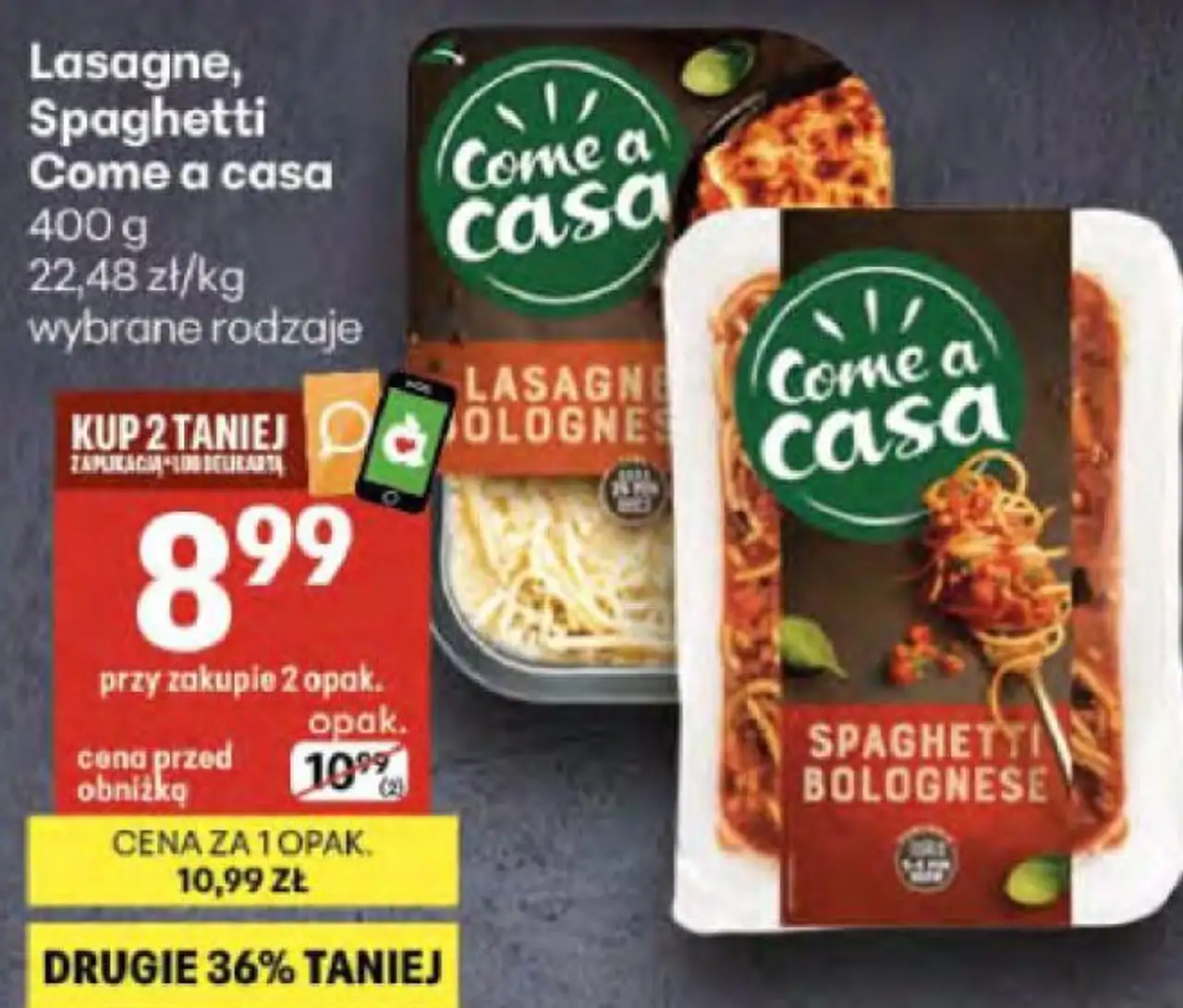 Lasagne, Spaghetti Come a casa