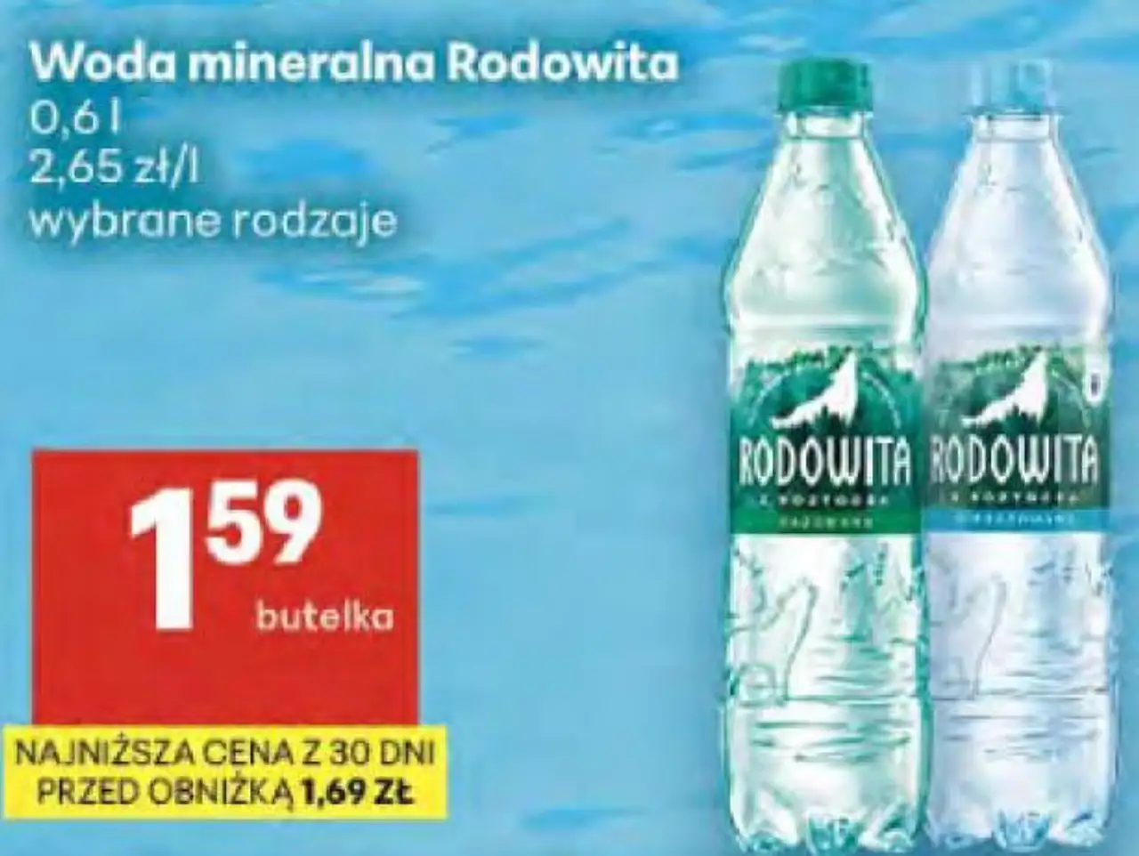 Woda mineralna Rodowita