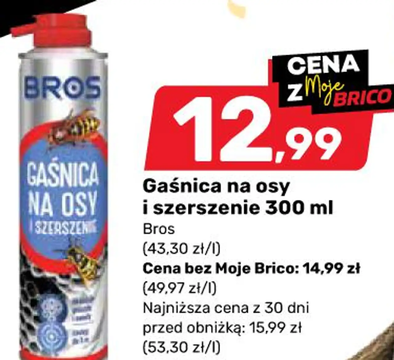 Gaśnica na osy i szerszenie 300 ml Bros