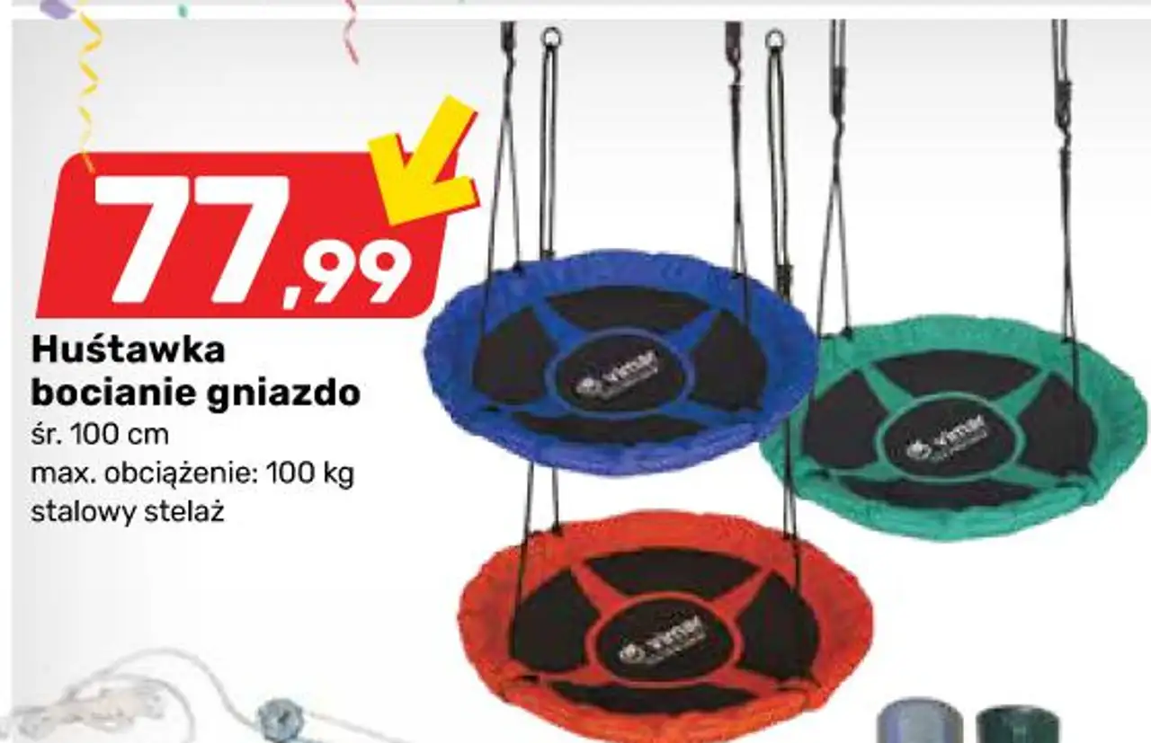 Huśtawka bocianie gniazdo