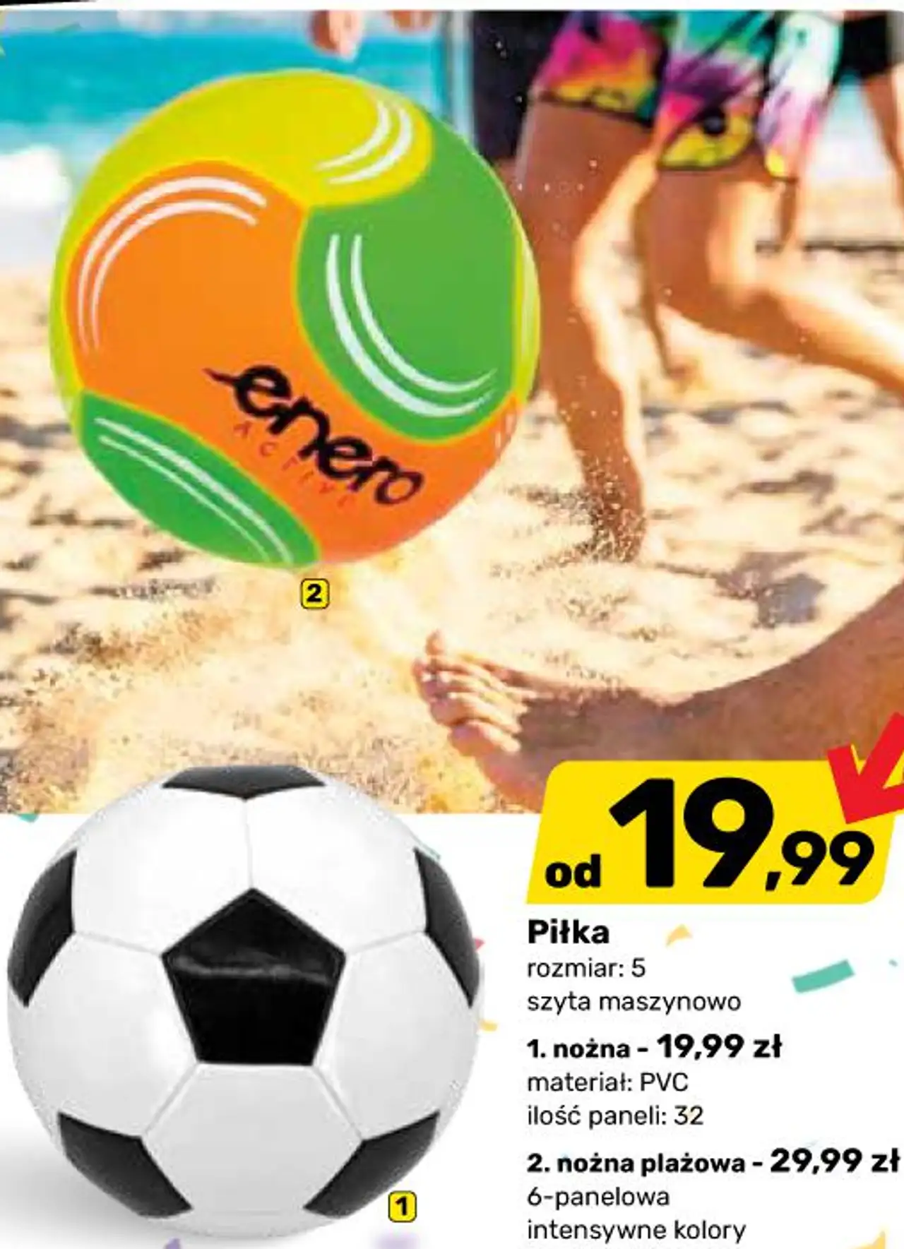 Enero Piłka nożna lub nożna plażowa