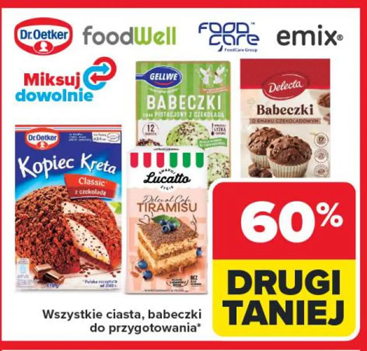 Wszystkie ciasta, babeczki do przygotowania
