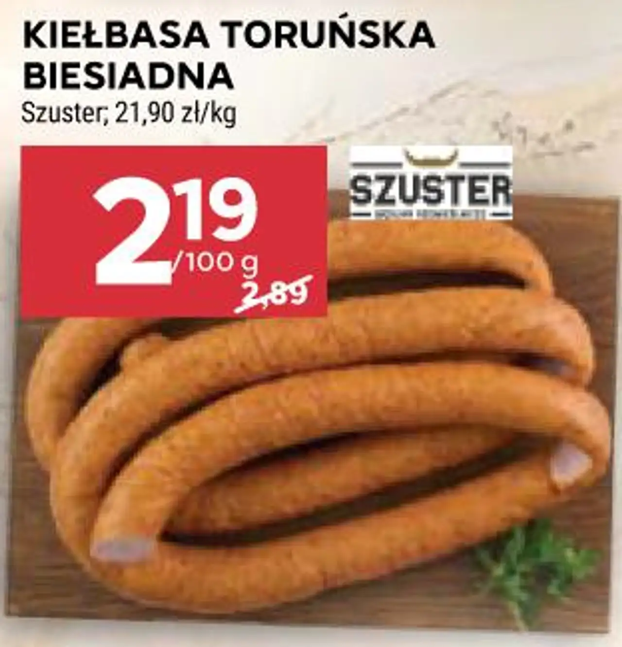 KIEŁBASA TORUŃSKA BIESIADNA Szuster