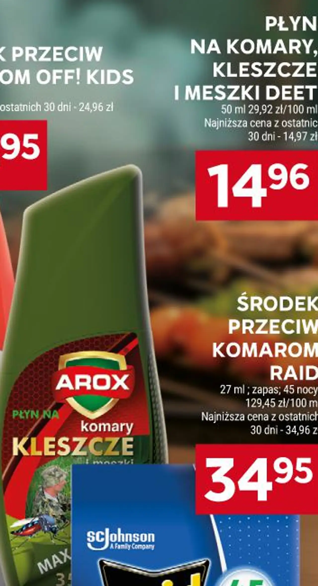 PŁYN NA KOMARY, KLESZCZE I MESZKI DEET