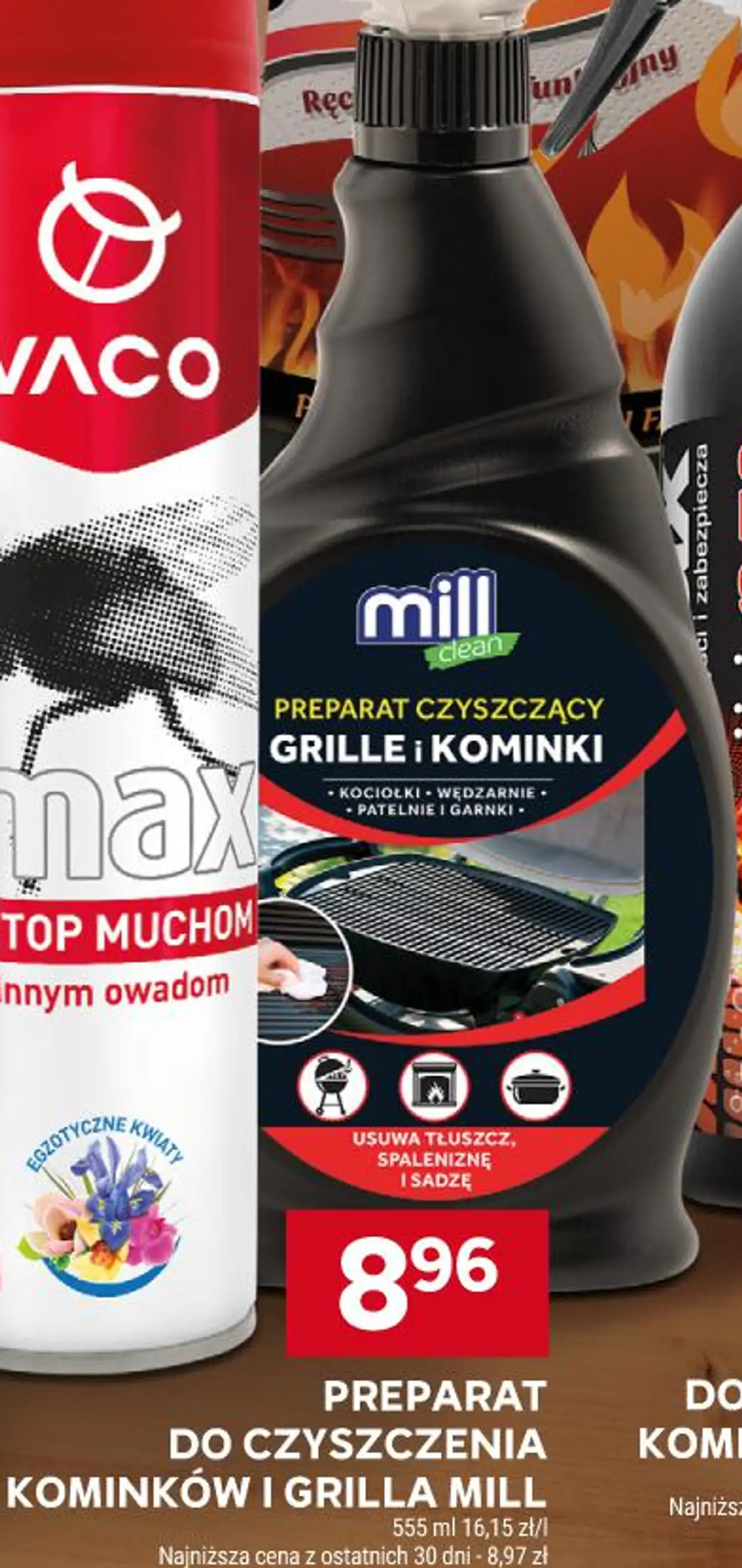PREPARAT DO CZYSZCZENIA KOMINKÓW I GRILLA MILL