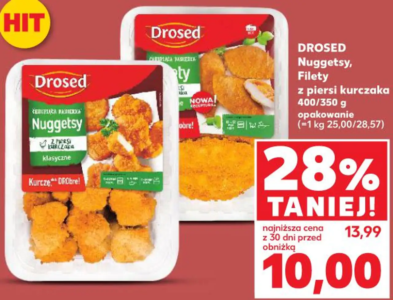 Drosed Nuggets, Filety z piersi kurczaka