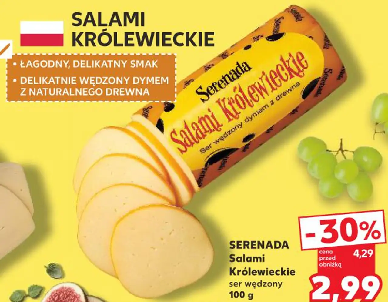SERENADA Salami Królewskie ser wędzony
