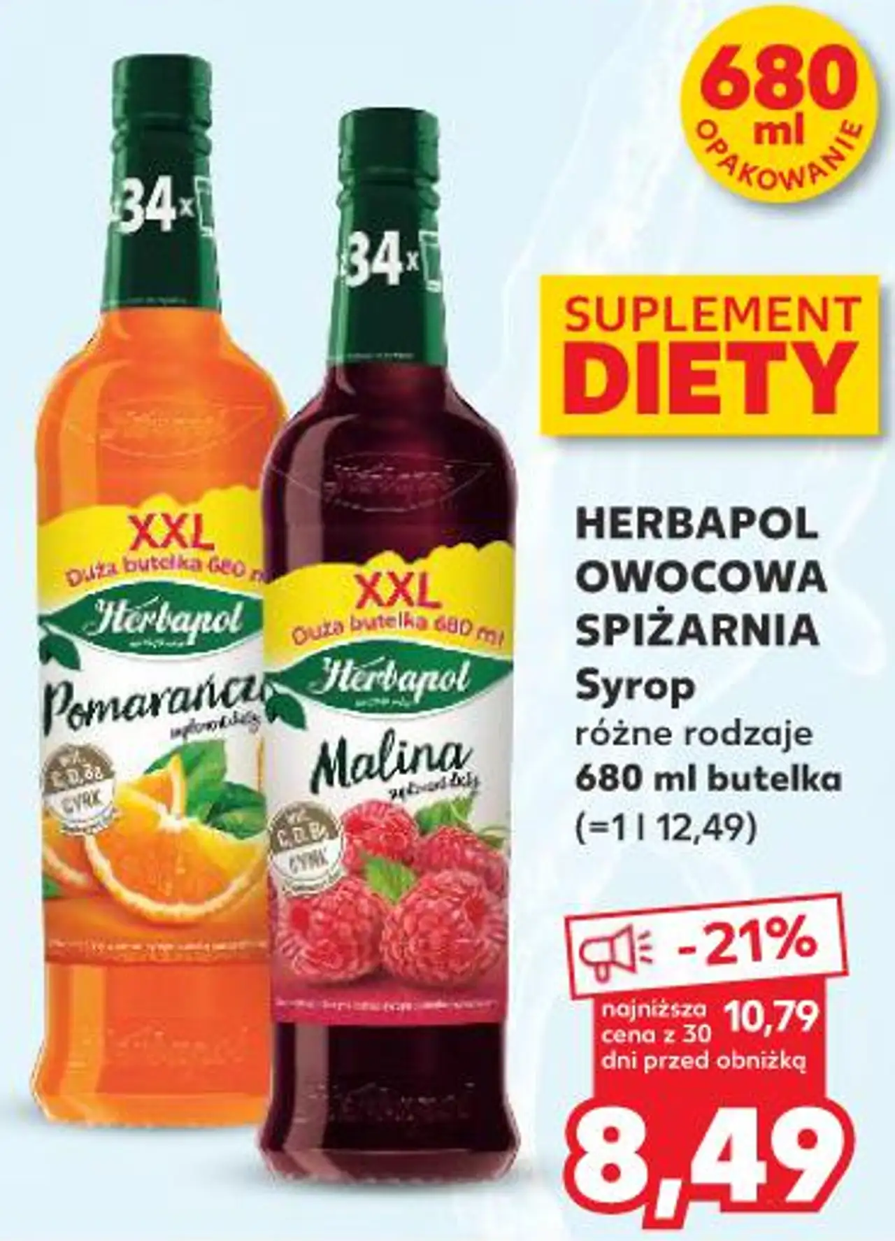HERBAPOL OWOCOWA SPIŻARNIA Syrop