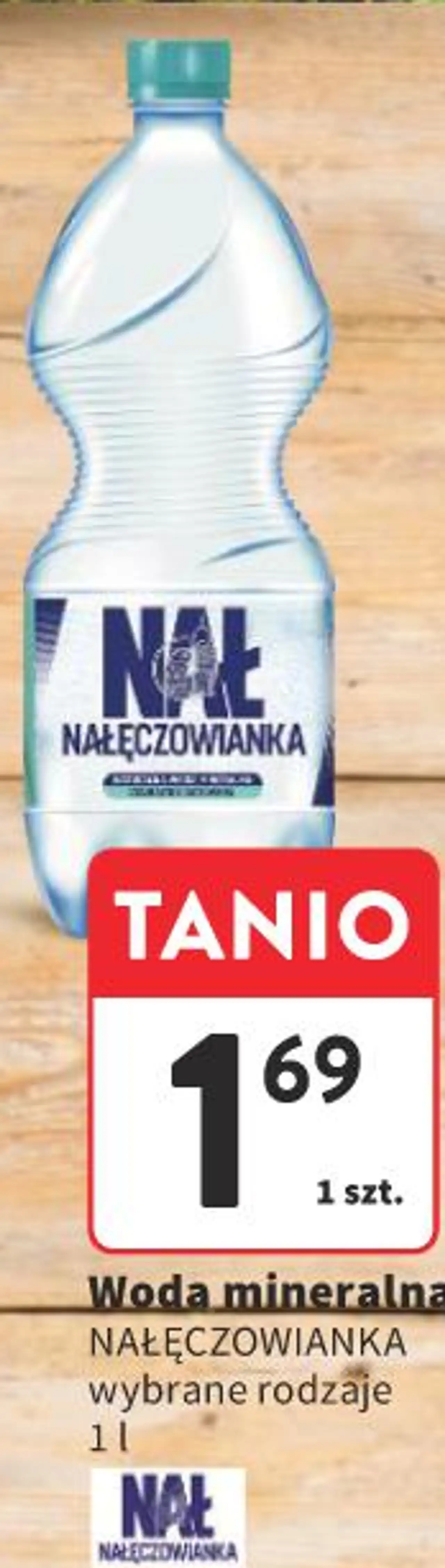 Woda mineralna Nałęczowianka wybrane rodzaje