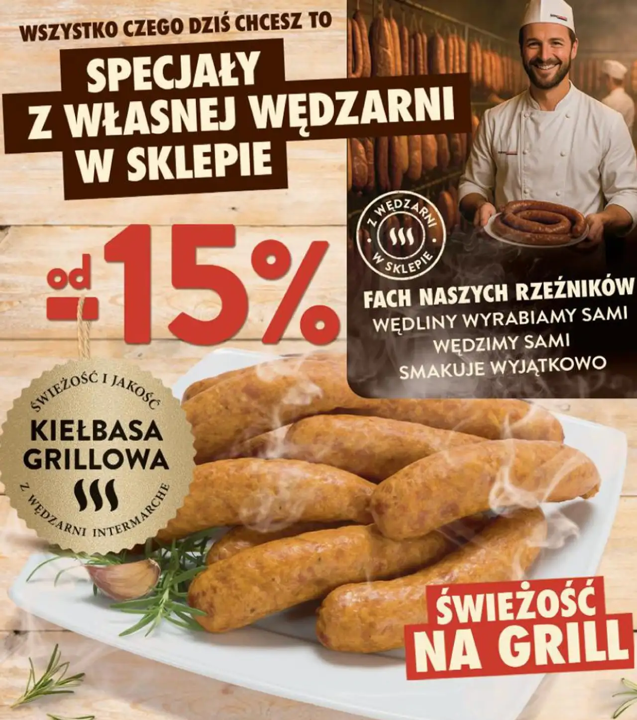 Kiełbasa Grillowa Z Wędzarni Intermarché
