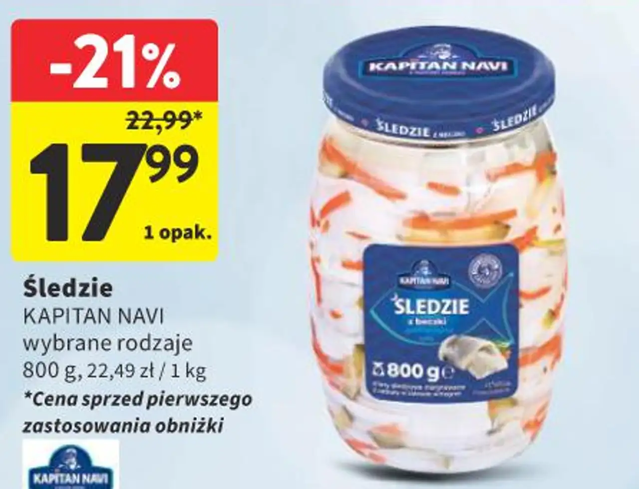 Śledzie KAPITAN NAVI