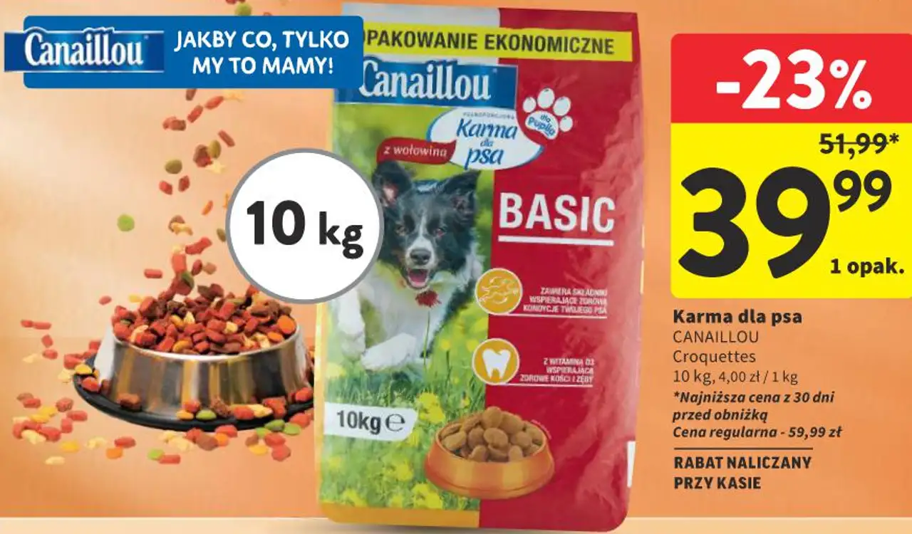 Karma dla psa Canaillou Croquettes