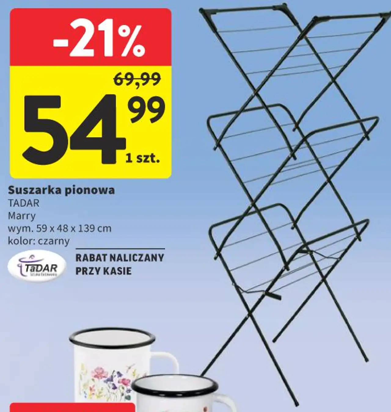 Suszarka pionowa TADAR Marry