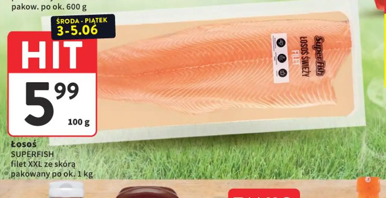 Łosoś SUPERFISH filet XXL ze skórą