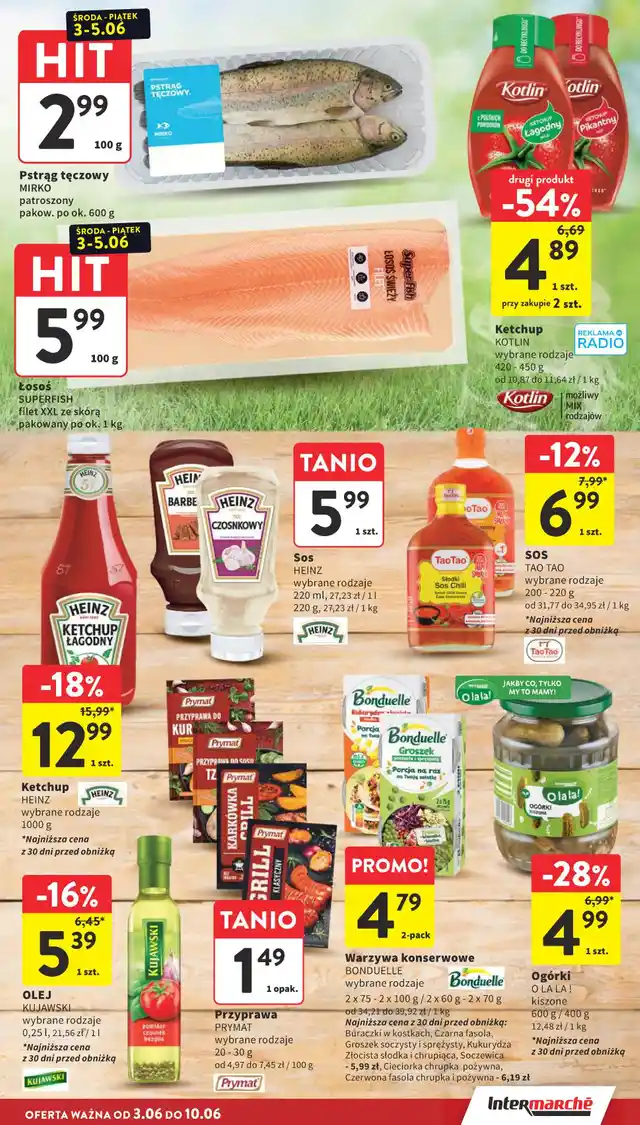 Łosoś SUPERFISH filet XXL ze skórą - gazetki | Gazetkowo.pl