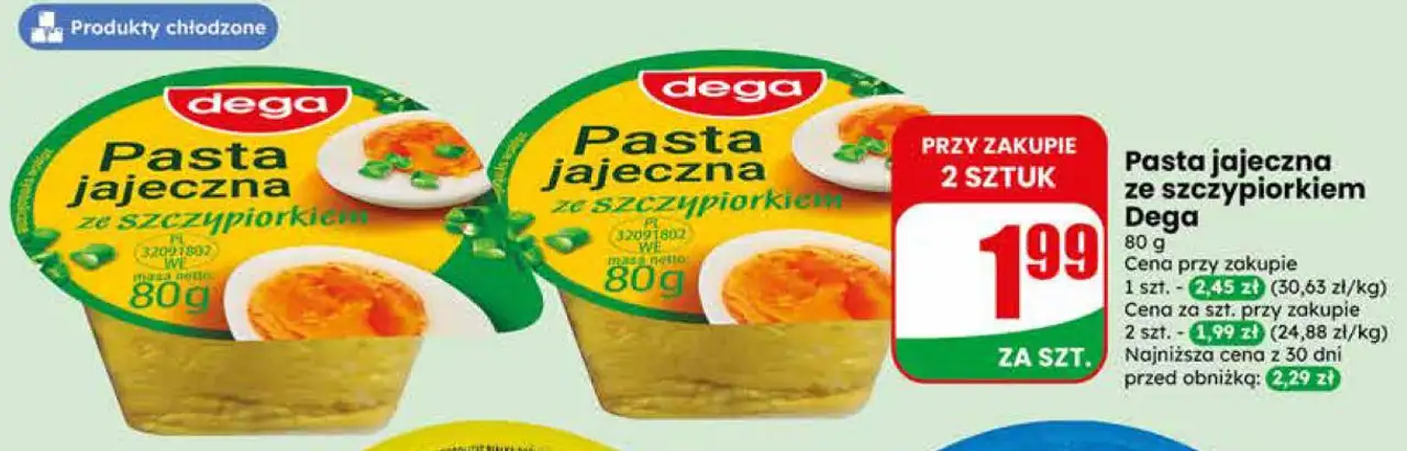 Pasta jajeczna ze szczypiorkiem Dega