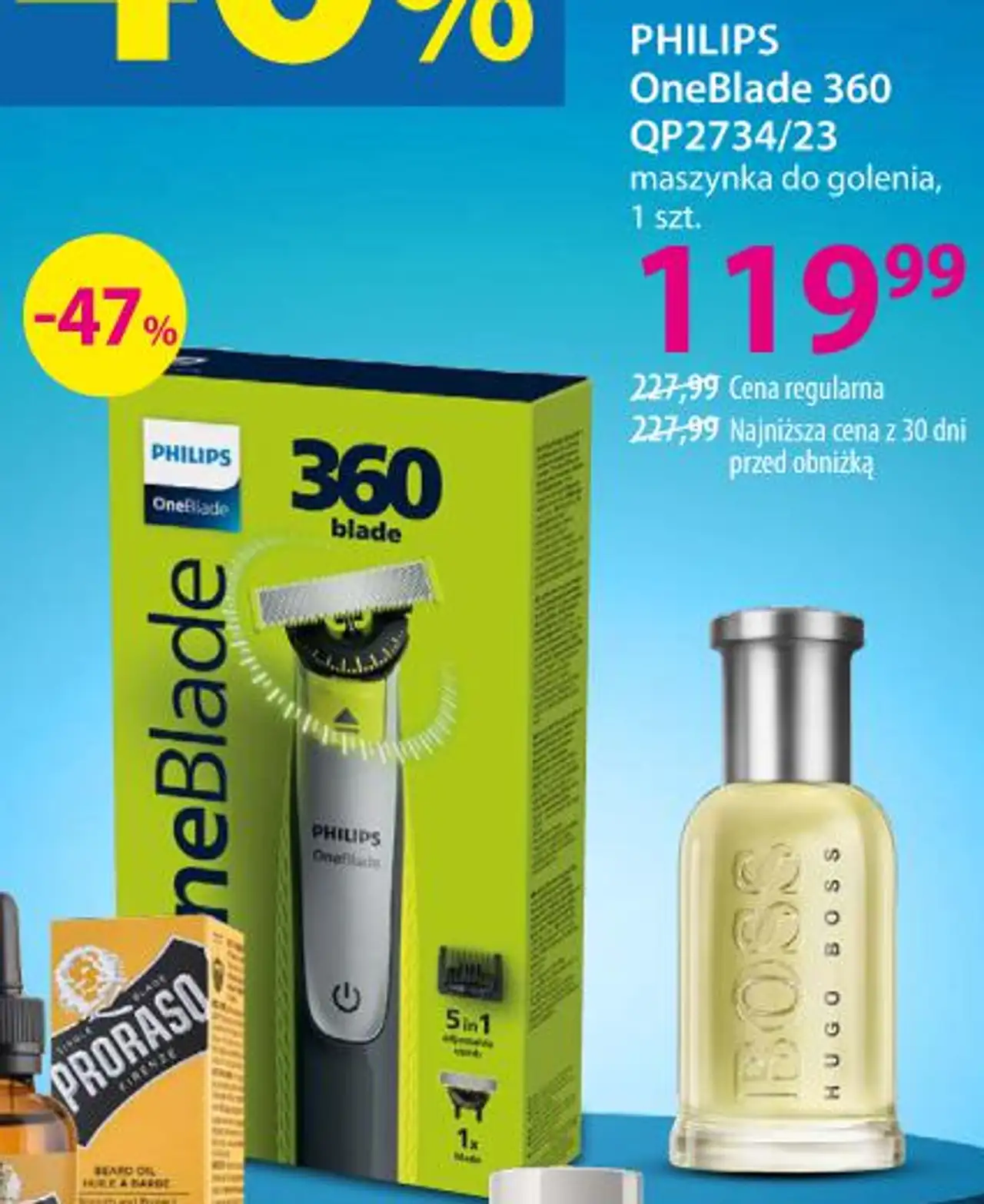 PHILIPS OneBlade 360 QP2734/23 maszynka do golenia, 1 szt.