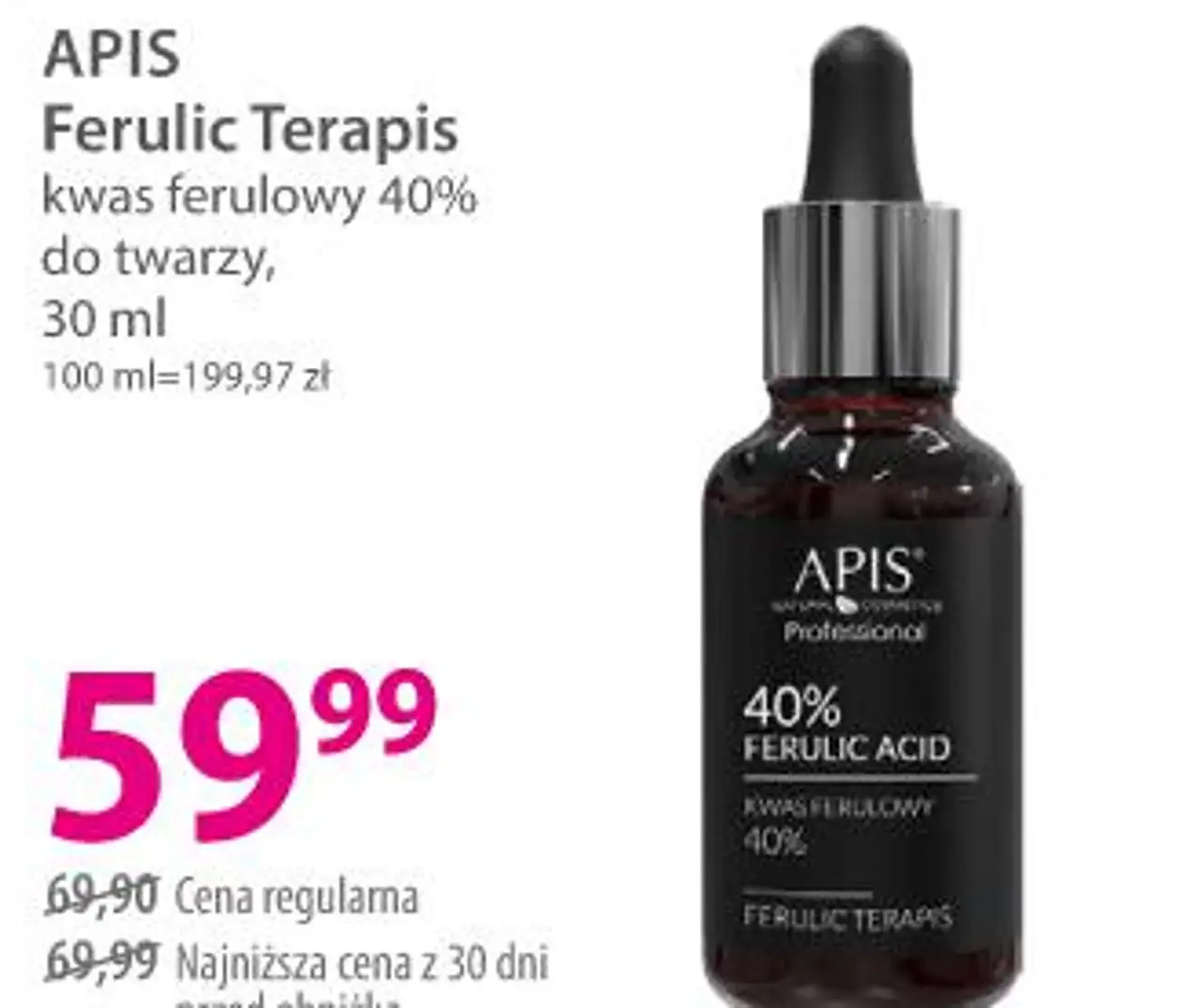 APIS Ferulic Terapis kwas ferulowy 40%